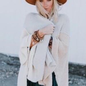 Three Bird Nest wrap sweater